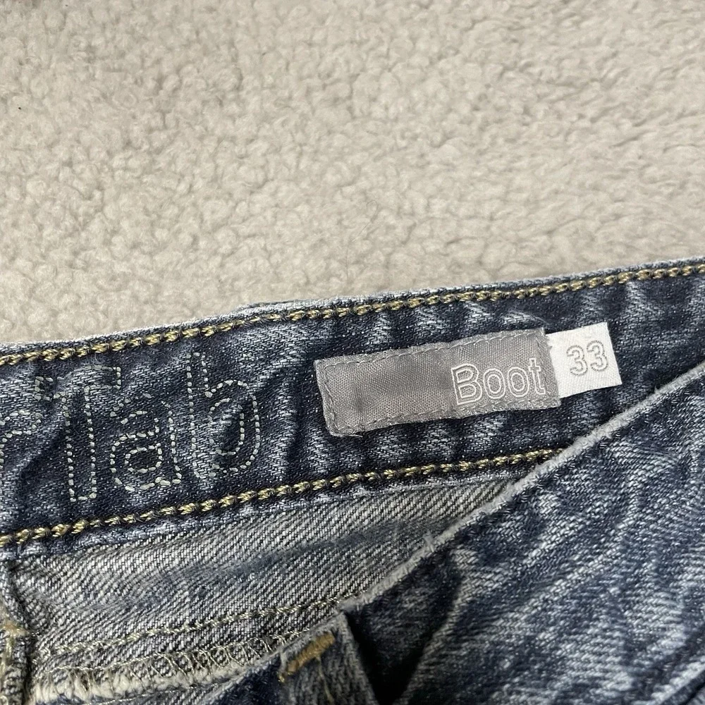 Vintage Levis SilverTab Bootcut Jeans Mens 33x32 Medium Wash Blue Y2K 90s Grunge